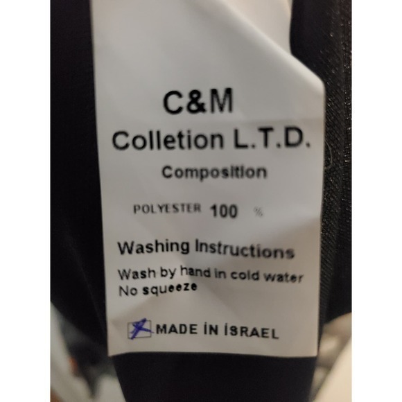 C & M Collections Butterfly Dress Size 40 US Size 8 - Picture 6 of 6
